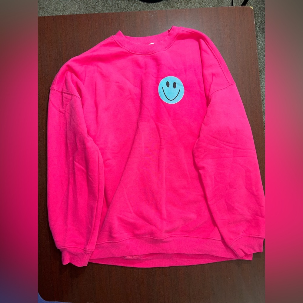 Pink Lily Vibrant Pink Sweatshirt - Picture 3 of 7